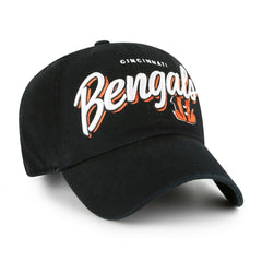 Cincinnati Bengals '47 Women's Ariana Clean Up Adjustable Hat Black
