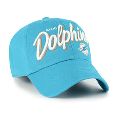 Miami Dolphins '47 Women's Ariana Clean Up Adjustable Hat Aqua