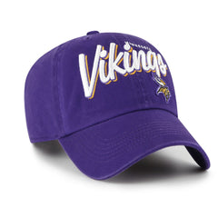 Minnesota Vikings '47 Women's Ariana Clean Up Adjustable Hat Purple