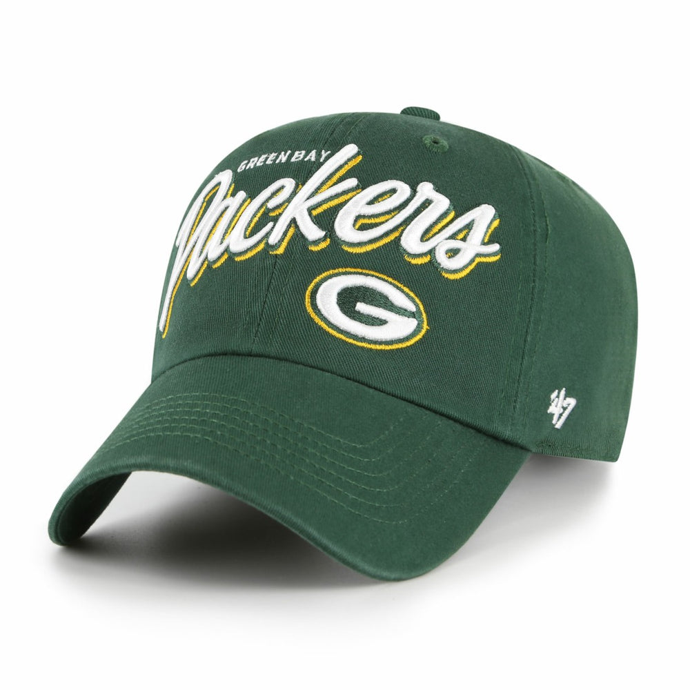 Green Bay Packers '47 Women's Ariana Clean Up Adjustable Hat Green