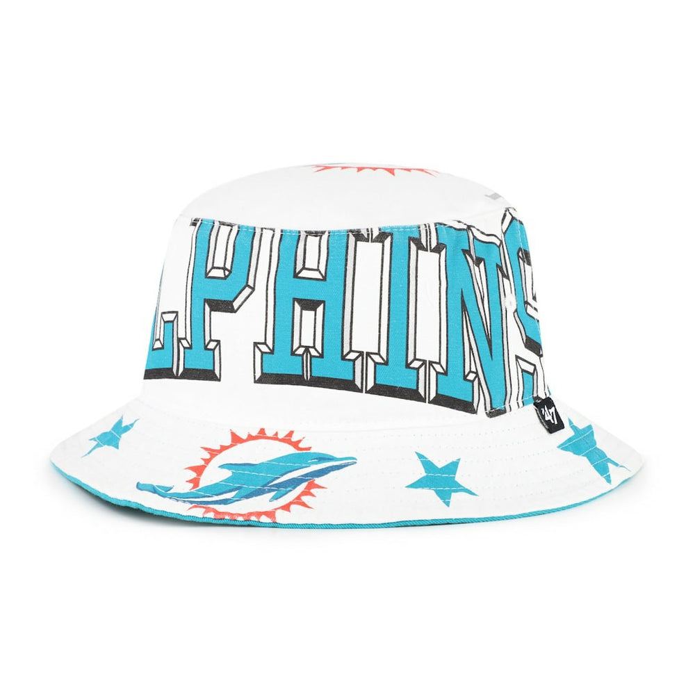 Miami Dolphins '47 Women's Energize Bucket Hat White