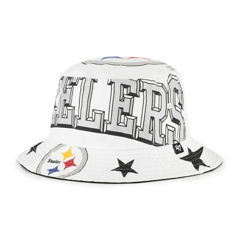 Pittsburgh Steelers '47 Women's Energize Bucket Hat White
