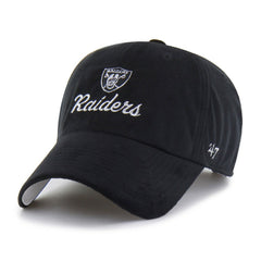 Las Vegas Raiders '47 Women's Spirited Clean Up Adjustable Hat Black