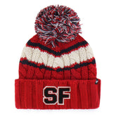 San Francisco 49ers '47 Women's Emma Cuffed Knit Hat with Pom Scarlet