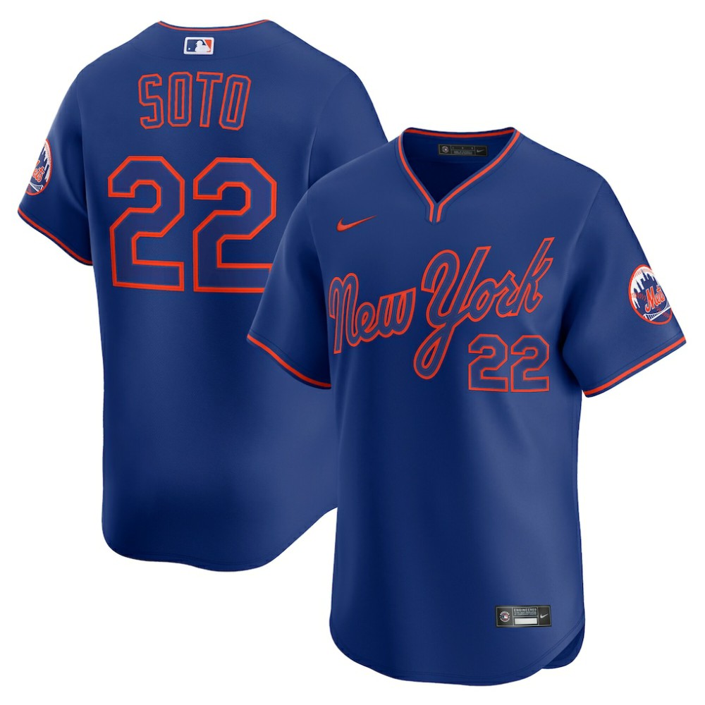MLB Juan Soto New York Mets Nike Alternate Limited Player Jersey - Royal