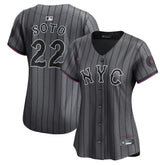 MLB Juan Soto New York Mets Nike Women's City Connect Limited Jersey - Gray