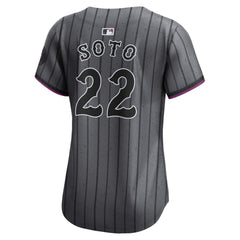 MLB Juan Soto New York Mets Nike Women's City Connect Limited Jersey - Gray