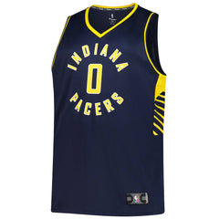 NBA Tyrese Haliburton Indiana Pacers Fanatics Big & Tall Fast Break Jersey - Icon Edition - Navy