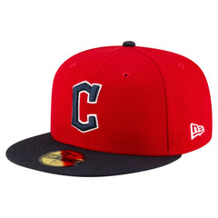 Cleveland Guardians New Era Authentic Collection On Field 59FIFTY Fitted Hat - Red/Black Hats