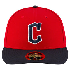Cleveland Guardians New Era Authentic Collection On-Field Low Profile 59FIFTY Fitted Hat - Red/Black Hats