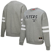 NHL Philadelphia Flyers Mitchell & Ness Women's Logo Lightweight Pullover Sweatshirt - Heather Gray