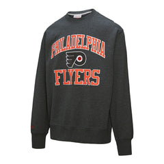 NHL Philadelphia Flyers Mitchell & Ness Playoff Win Fleece Pullover Sweatshirt - Charcoal