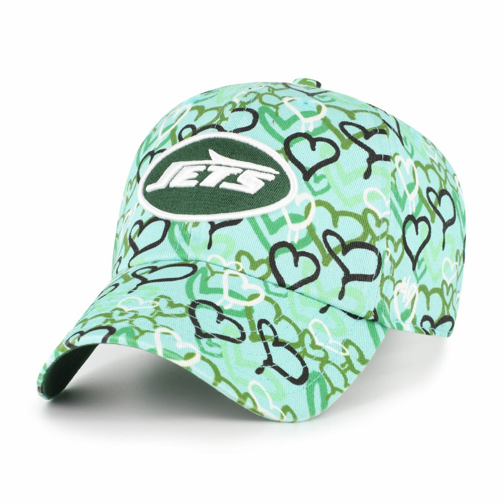 New York Jets '47 Girls Preschool Mural Clean Up Adjustable Hat Green