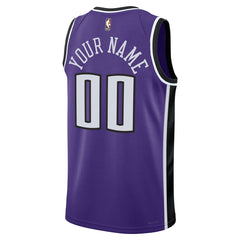 NBA Sacramento Kings Unisex Adult Swingman Custom Jersey - Classic Edition - Purple