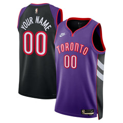 NBA Toronto Raptors Unisex Adult Swingman Custom Jersey - Classic Edition - Purple
