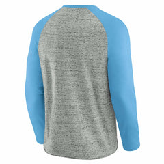 St. Louis Cardinals Darius Rucker Collection by Fanatics Raw Edge Raglan Long Sleeve Baseball T-Shirt - Heather Gray T-shirts