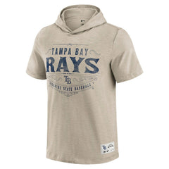 Tampa Bay Rays Darius Rucker Collection by Fanatics Hooded T-Shirt - Tan T-shirts