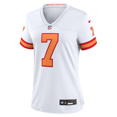 Bucky Irving '76 Tampa Bay Buccaneers Women's Game Jersey White