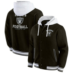Las Vegas Raiders Darius Rucker Collection Full-Snap Hoodie Jacket Black
