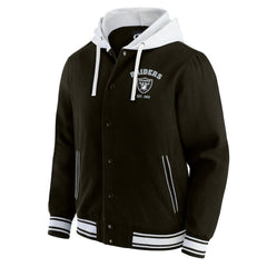 Las Vegas Raiders Darius Rucker Collection Full-Snap Hoodie Jacket Black