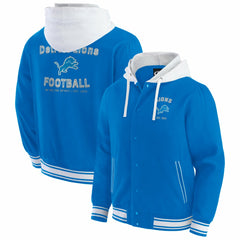 Detroit Lions Darius Rucker Collection Full-Snap Hoodie Jacket Blue