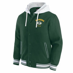 Green Bay Packers Darius Rucker Collection Full-Snap Hoodie Jacket Green