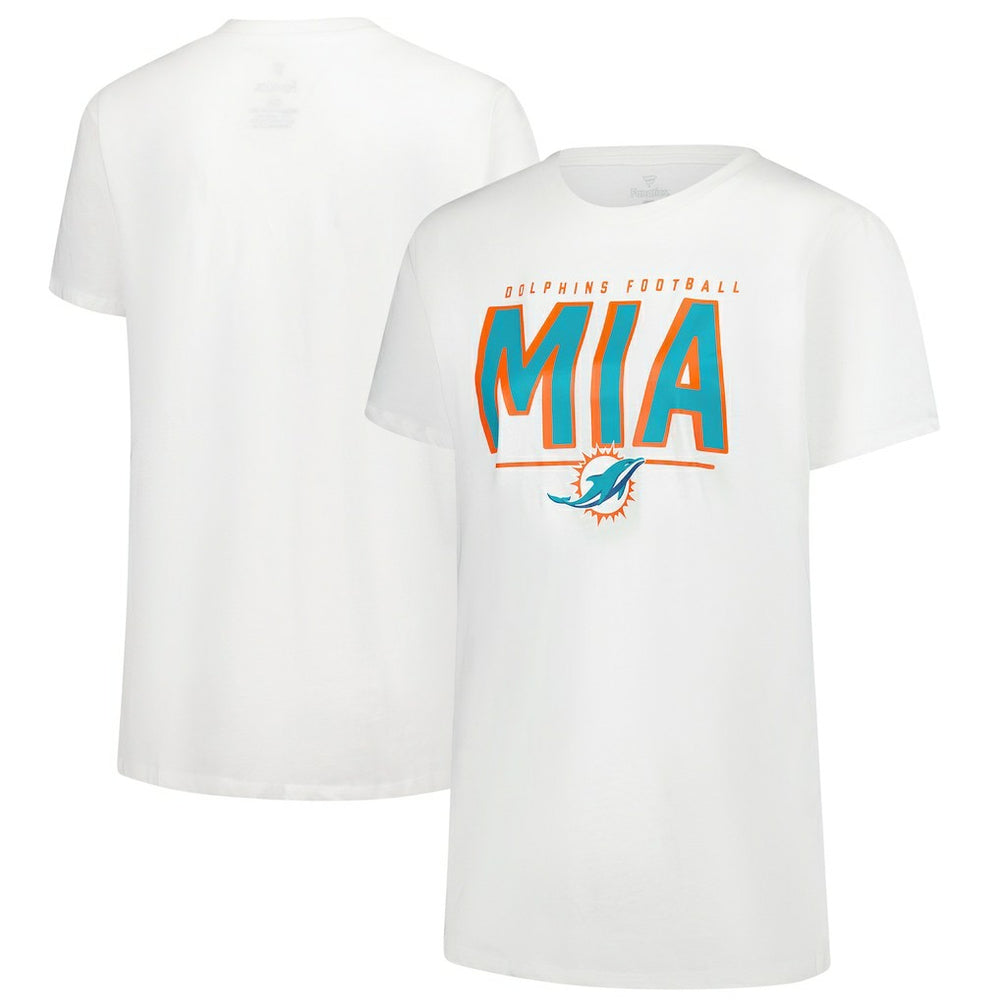 Miami Dolphins Women's Cheerleader T-Shirt White