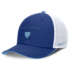 Toronto Blue Jays Nike Rise Diamond Plate Performance Trucker Flex Hat - Royal Hats