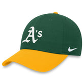 Athletics Nike Club Adjustable Hat - Green/Gold Hats