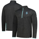 NHL Seattle Kraken Fanatics Authentic Pro Lightweight Quarter-Zip Pullover - Heather Charcoal