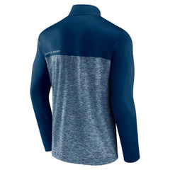 NHL Seattle Kraken Fanatics Iconic Defender Quarter-Zip Jacket - Deep Sea Blue