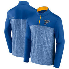 NHL St. Louis Blues Fanatics Iconic Defender Quarter-Zip Jacket - Blue