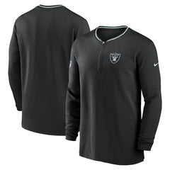 Las Vegas Raiders Coach Half-Zip Sweatshirt Black