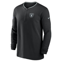 Las Vegas Raiders Coach Half-Zip Sweatshirt Black