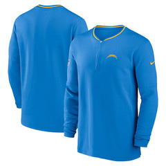 Los Angeles Chargers Coach Half-Zip Sweatshirt Powder Blue