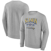 NHL Fanatics St. Louis Blues Gray Nimbus Fleece Pullover Sweatshirt