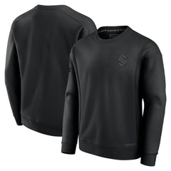 NHL Seattle Kraken Fanatics Authentic Pro Road Fleece Sweatshirt - Black