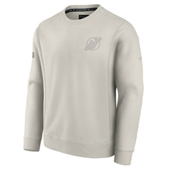 NHL New Jersey Devils Fanatics Authentic Pro Road Fleece Sweatshirt - Gray