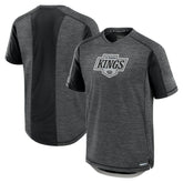 NHL Los Angeles Kings Fanatics Authentic Pro Rink Performance T-Shirt - Heather Charcoal