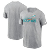 Miami Dolphins Local Essential T-Shirt Heather Gray