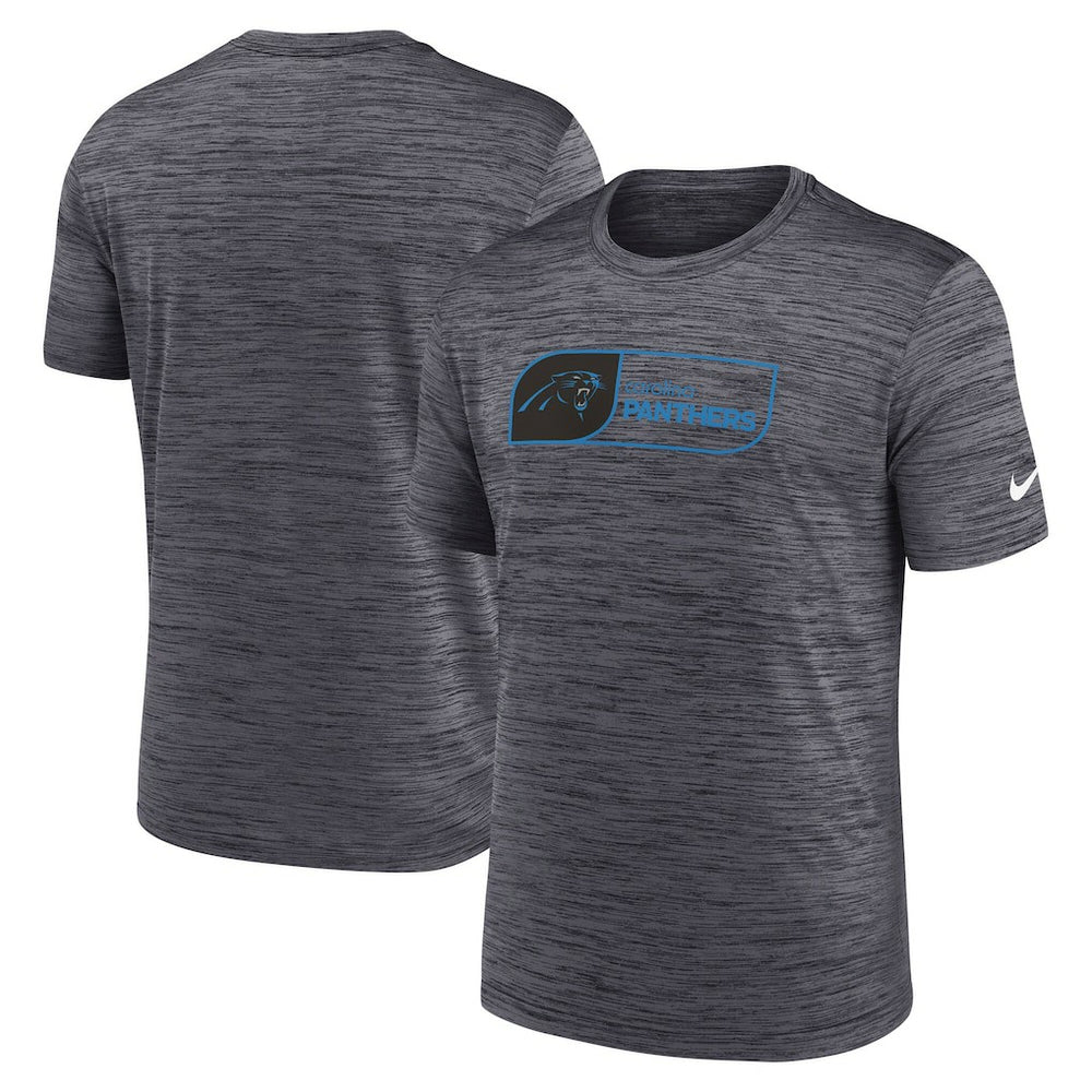 Carolina Panthers Velocity Jock Tag Performance T-Shirt Black