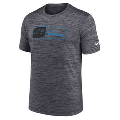 Carolina Panthers Velocity Jock Tag Performance T-Shirt Black
