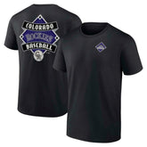 Colorado Rockies Fanatics Field Play T-Shirt - Black T-shirts