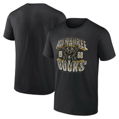 Milwaukee Bucks Quick Strides T-Shirt Black