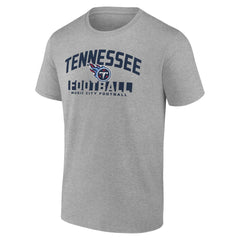 Tennessee Titans Screen Blocking T-Shirt Heather Gray
