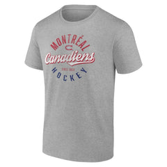 NHL Montreal Canadiens Fanatics Emblem T-Shirt - Gray