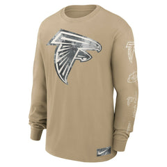 Atlanta Falcons Essential Statement Max90 Long Sleeve T-Shirt Tan