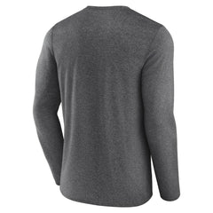 Arizona Cardinals Blackout Long Sleeve T-Shirt Heather Charcoal
