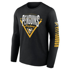 NHL Pittsburgh Penguins Fanatics Headline Long Sleeve T-Shirt - Black