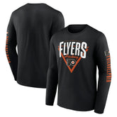 NHL Philadelphia Flyers Fanatics Headline Long Sleeve T-Shirt - Black